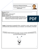 Taller Recuperacion Sociales Grado 6° Periodo 3 PDF