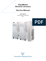 Aquabplus Reverse Osmosis Service Manual: Fresenius Medical Care