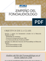 Desempeño Del Fonoaudiólogo Generalidades PDF