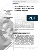 The Health Ritual of "Pag-Aanito" Among The Aetas of Nabuclod, Pampanga, Philippines PDF