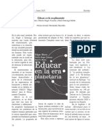 Educar en La Era Planetaria Edgar Morín PDF