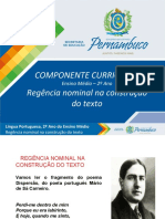 Regência Nominal Na Construção Do Texto.