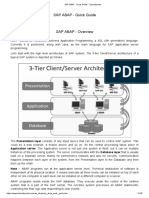 SAP ABAP - Quick Guide - Tutorialspoint