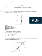 3 - Hydrostatic Force - Tutorial Solution