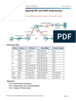 2.3.2.6 Packet Tracer - Configuring PAP and CHAP Authentication - ILM