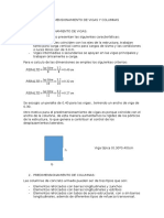 Predimensionamiento de Vigas y Columnas PDF