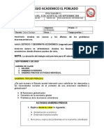 Planeacion Semana # 1 P3 Octavo Economia