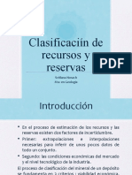 Clasificacion de Reservas