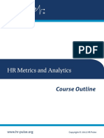 HR Metrics and Analytics: Course Outline