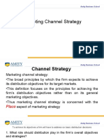 Marketing Channel Strategy