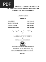 First 4 Page A CONSTANT FREQUENCY ZVS CONTROL SYSTEM