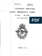 The Canadian Military Radio Frequency Guide by Robert Ing