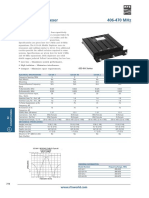 Uhf Mobile Duplexer 406-470 MHZ: 633-6A Series