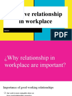 Effective Relationship in Workplace