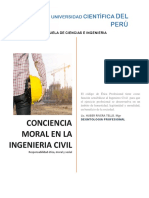 Conciencia Moral y La Ingenieria Civil