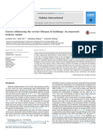 Factors Influencing The Service Lifespan of Buildings An Improved Hedonic Model