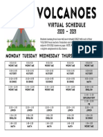 Volcano Virtual Schedule 20-21