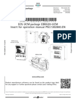 EOS UCM Package EBRA20-UCM Insert For Operation Manual PM.7.002883.EN