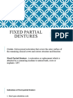 Fixed Partial Dentures