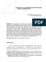 A Importancia Da Didatica e Da Formacao Docente Como Pratica Significativa PDF