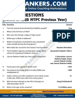 RRB NTPC Questions PDF