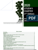 SEC CITIZENS CHARTER 2020 1st Edition Extension Office PDF