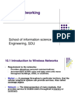 Wireless Networking: School of Information Science and Engineering, SDU