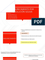 Endurecimiento Por Disolución Solida TBF Materiales PDF