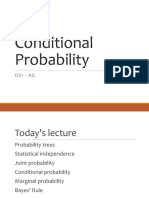 Conditional Probability: Ds1 - Ag