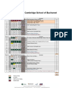 Cambridge School of Bucharest: Academic Calendar Year 2020-2021