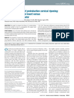 A Randomized Trial of Preinduction Cervical Ripening: Dinoprostone Vaginal Insert Versus Double-Balloon Catheter