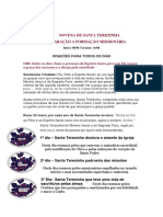 Novena de Santa Terezinha Oficial PDF