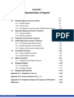 Chapter 1 - Representation of Signals