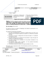 Acta Aceptación de Pruebas - Priorización