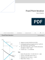 Fixed Point Iteration: Roots of Equation