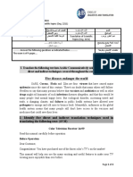 I-Translate The Following Text Into Arabic Communicatively Using The Translation Direct and Indirect Techniques Covered Throughout The Course (30 M)