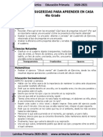 4to Grado - Aprender en Casa (Diagnóstico)