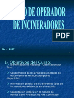 Curso de Operador de Incineradores (Presentacion)