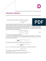 Appendix D - Gaussian Statistics