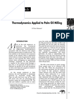 Thermodynamics Palm Oil Mill