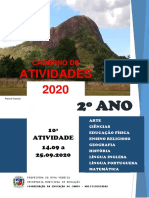 Atividades 2020: Caderno de