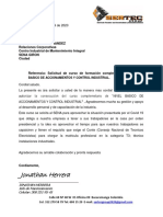 Carta Solicitud SENA