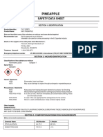 Pineapple Msds