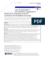 Safety and Efficacy of Nivolumab in Combination With Sunitinib or Pazopanib in Advanced or Metastatic Renal Cell Carcinoma: The Checkmate 016 Study