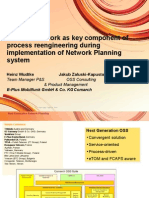 eTOM Framework As Key Component of Process Reengineering During Implementation of Network Planning System