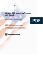 Viewing GFF Format SAR Images With Matlab: Sandia Report