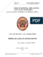 Practica #4 Perdida de Carga en Tramo Recto PDF