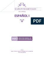 1º Español 2020-2021 Curso Remedial