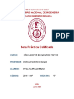 1era Práctica Calificada: Universidad Nacional de Ingenieria