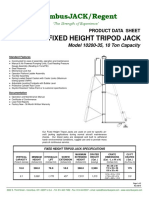 Columbusjack/Regent: Fixed Height Tripod Jack